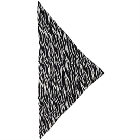 Lala Berlin Triangle Printed M, Black Tiger